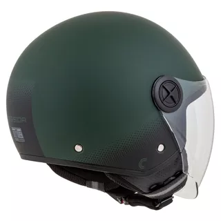 Motorcycle Helmet Cassida Handy Matte Green/Black