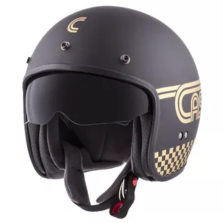 Motorradhelm Cassida Oxygen Rondo 2023 schwarz matt/gold