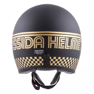 Motorcycle Helmet Cassida Oxygen Rondo 2023 Black Matte/Gold