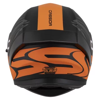 Motorcycle Helmet Cassida Orbit Multivers Matte Black/Orange/Gray/White