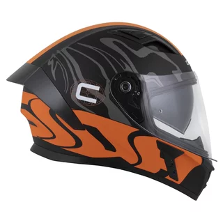 Motorcycle Helmet Cassida Orbit Multivers Matte Black/Orange/Gray/White