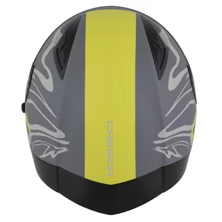 Motorcycle Helmet Cassida Orbit Multivers Matte Gray/Light Gray/Fluo Yellow/Black
