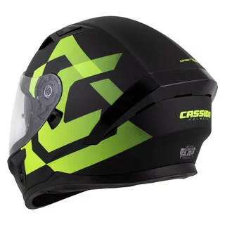 Motorcycle Helmet Cassida Orbit Grind Matte Black/Fluo Yellow