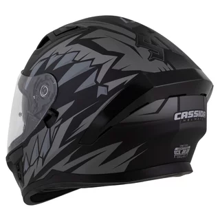 Motorcycle Helmet Cassida Orbit StriX Matte Black/Gray