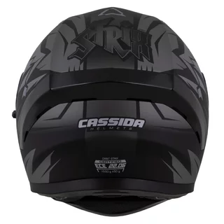 Motorcycle Helmet Cassida Orbit StriX Matte Black/Gray