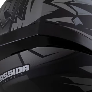 Motorcycle Helmet Cassida Orbit StriX Matte Black/Gray