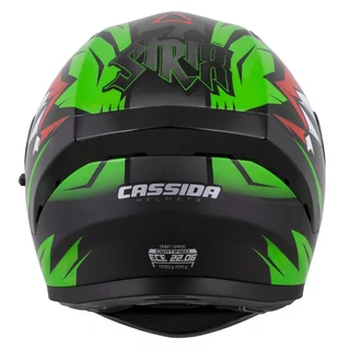 Motorcycle Helmet Cassida Orbit StriX Red/Green/Gray/White/Black