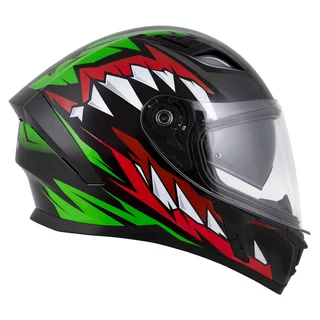 Motorcycle Helmet Cassida Orbit StriX Red/Green/Gray/White/Black