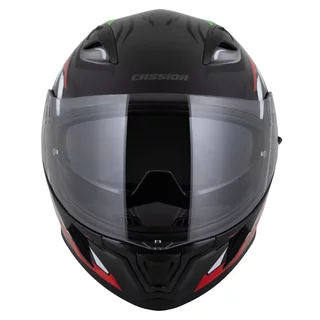 Motorcycle Helmet Cassida Orbit StriX Red/Green/Gray/White/Black