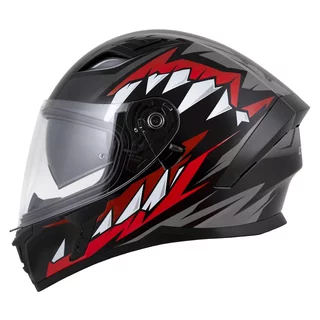 Motorcycle Helmet Cassida Orbit StriX Red/Gray/White/Black