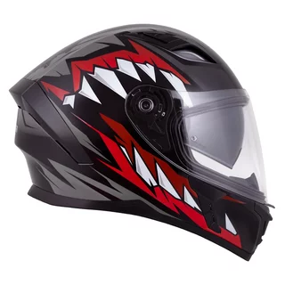 Motorcycle Helmet Cassida Orbit StriX Red/Gray/White/Black