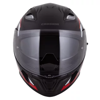Motorcycle Helmet Cassida Orbit StriX Red/Gray/White/Black