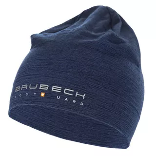 Merino Beanie Brubeck - Burgundy - Dark Blue