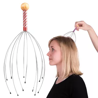 Wire Head Massager inSPORTline Kutsuo - Red