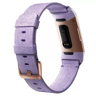 Fitbit Charge 3 Lavender Woven Fitness-Armband