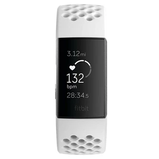 Fitness náramek Fitbit Charge 3 Graphite/White Silicone