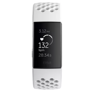 Fitness náramek Fitbit Charge 3 Graphite/White Silicone