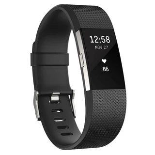 Fitness náramok Fitbit Charge 2 Black Silver