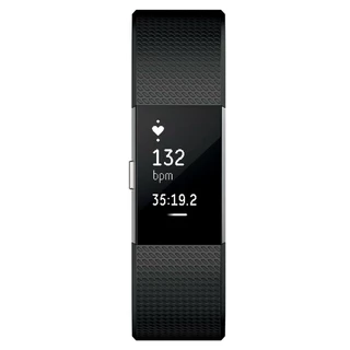 Fitness náramek Fitbit Charge 2 Black Silver