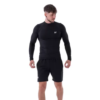 Férfi hosszú ujjú Activewear felső Nebbia 328 - piros