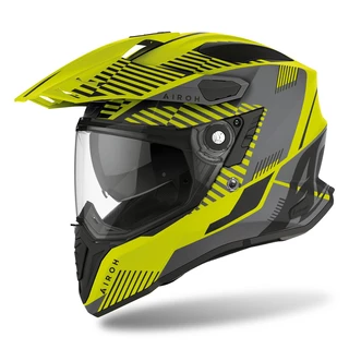 Moto helma AIROH Commander Boost matná žlutá