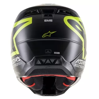 Motorcycle Helmet Alpinestars S-M5 Compass Matte Black/Yellow Fluo 2022