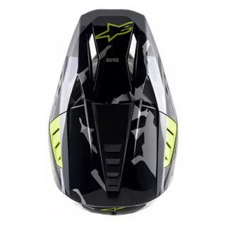 Moto přilba Alpinestars S-M5 Rover antracit/žlutá fluo/šedá maskáčová