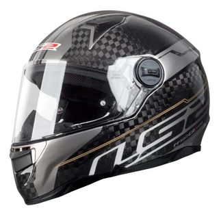 Moto Helmet LS2 CR1 Trix - Diablo Red Big Carbon - Trix Carbon