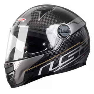 Moto prilba LS2 FF396 CR1 trix carbon - XXL (63-64) - Trix Carbon