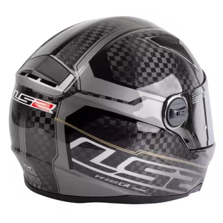 Moto Helmet LS2 CR1 Trix - Diablo Red Big Carbon