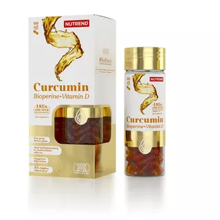 Táplálékkiegészítők Nutrend Nutrend Curcumin + Bioperine + Vitamin D, 60 kapszula