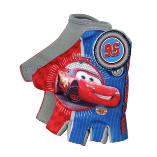 Disney Cars Children's Bike Gloves - Red - Blue