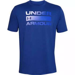 Pánske tričko Under Armour Team Issue Wordmark SS - American Blue