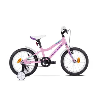 Detský bicykel Kross Mini 3.0 16" - model 2020 - Pink / Violet / Turquoise Glossy - Pink / Violet / Turquoise Glossy