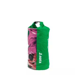 Waterproof bag with window and valve Yate Dry Bag 10l - Green