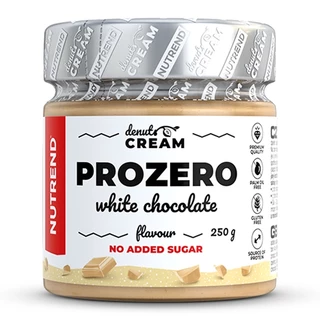 Orechový krém Nutrend Denuts Cream Prozero s bielou čokoládou 250 g