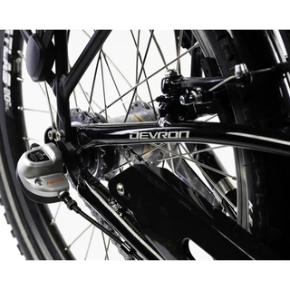 Folding E-Bike Devron 20122 20” – 2022 - Black Glossy