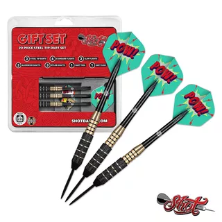 Darts nyíl Shot Value Range Gift Pack steel 3 db