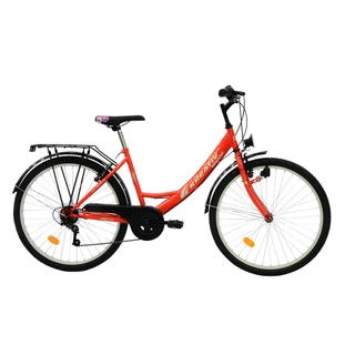 Dámsky trekingový bicykel DHS 2614 - fialová - červená
