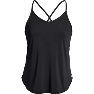 Dámske tielko Under Armour Free Cut Strappy Tank - L - BLACK / BLACK / METALLIC IRON