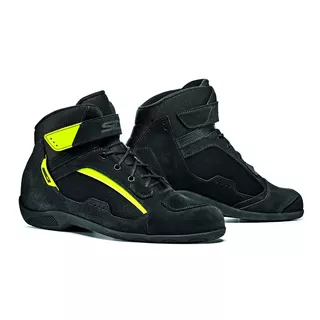 SIDI Duna Motorradschuhe - black/yellow fluo