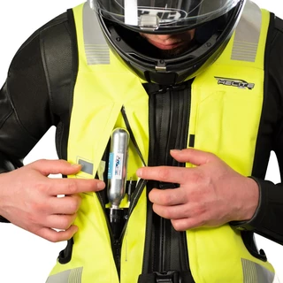 Airbagová vesta Helite e-Turtle HiVis rozšírená - HiVis žltá