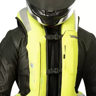 Airbagová vesta Helite e-Turtle HiVis rozšířená, elektronická - HiVis žlutá