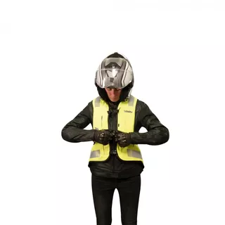 Airbagová vesta Helite e-Turtle HiVis - žltá