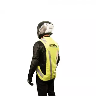 Airbagová vesta Helite e-Turtle HiVis rozšířená, elektronická - HiVis žlutá