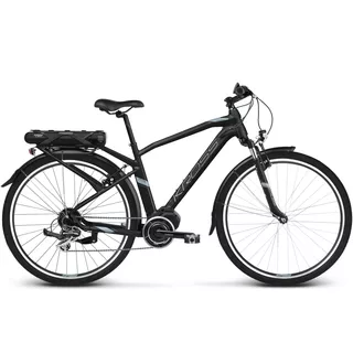 Trekingový elektrobicykel Kross Trans Hybrid 2.0 28" - model 2020 - čierna/kovová/strieborná