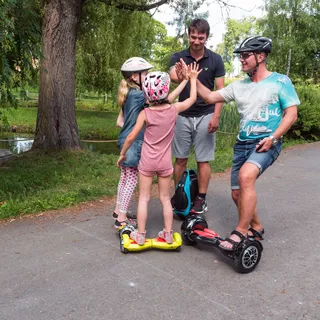 Електрическа едноколка INMOTION V3C - син
