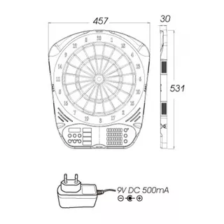 Електронен дартс ECHOWELL AMMO-1016