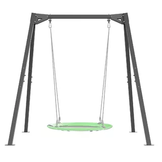 Egyszemélyes hinta csapágyakon, széles kivitelben - PREMIUM MO-015 Marbo Sport