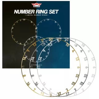 Náhradný číselník na sisalové terče Bull's Number Ring 3ks mix farieb